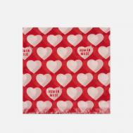 Шарф  Heart Stole, цвет красный HUMAN MADE