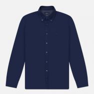Мужская рубашка  Essential Garment Dyed Oxford Logo, цвет синий, размер S Hackett