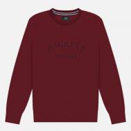 Мужская толстовка  Heritage Essential AW Crew, цвет бордовый, размер M Hackett