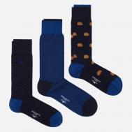 Комплект носков  Harry All Over 3-Pack, цвет комбинированный, размер 40-43 EU Hackett