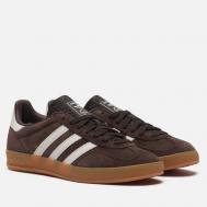 Кроссовки  Originals Gazelle Indoor, цвет коричневый, размер 40.5 EU Adidas