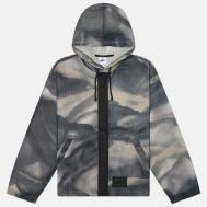 Мужская толстовка  x Stussy Ghillie All Over Print Hoodie, цвет серый, размер L Nike