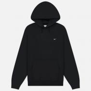 Мужская толстовка  Solo Swoosh Hoodie, цвет чёрный, размер L Nike