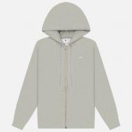 Мужская толстовка  Solo Swoosh Full-Zip Hoodie, цвет серый, размер L Nike