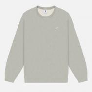 Мужская толстовка  Solo Swoosh Crew, цвет серый, размер M Nike