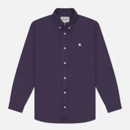 Мужская рубашка  Madison, цвет фиолетовый, размер M Carhartt WIP