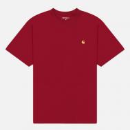 Мужская футболка  Chase, цвет бордовый, размер XL Carhartt WIP