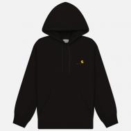 Мужская толстовка  Hooded American Script, цвет чёрный, размер M Carhartt WIP