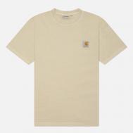 Мужская футболка  Vista, цвет бежевый, размер L Carhartt WIP