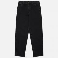 Мужские джинсы  Single Knee Smith Denim 13.5 Oz, цвет чёрный, размер 29/32 Carhartt WIP