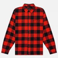 Мужская рубашка  Sebastian, цвет красный, размер L Edwin