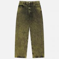 Мужские джинсы  Matrix Pembroke Black Denim 13.56 Oz, цвет зелёный, размер 36/32 Edwin