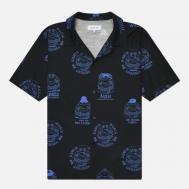 Мужская рубашка  EMC All Over Print Crepe, цвет синий, размер S Edwin