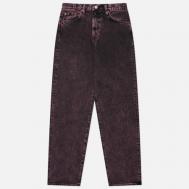 Мужские джинсы  Loose Fit Kaihara Right Hand Black Denim 13 Oz, цвет розовый, размер 30/32 Edwin