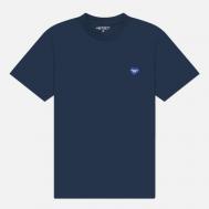 Мужская футболка  Heart II Hartt, цвет синий, размер M Carhartt WIP