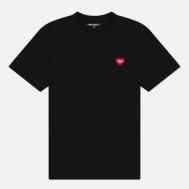 Мужская футболка  Heart II Hartt, цвет чёрный, размер M Carhartt WIP