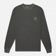Мужской лонгслив  Vista Waffle, цвет чёрный, размер M Carhartt WIP