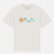 Мужская футболка  Experiential, цвет бежевый, размер S Carhartt WIP