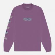 Мужской лонгслив  3 One 3, цвет фиолетовый, размер M Carhartt WIP