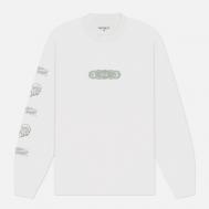 Мужской лонгслив  3 One 3, цвет белый, размер M Carhartt WIP