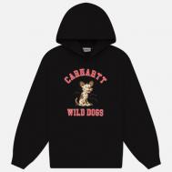 Мужская толстовка  Hooded Wild Dog, цвет чёрный, размер M Carhartt WIP