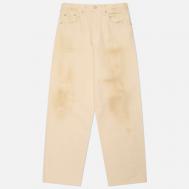 Мужские джинсы  Wide Kurabo Natural Red Selvage 14 Oz, цвет бежевый, размер 38/32 Edwin