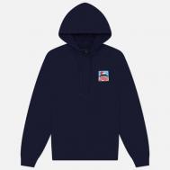 Мужская толстовка  Sunset On Fuji San Hoodie, цвет синий, размер M Edwin