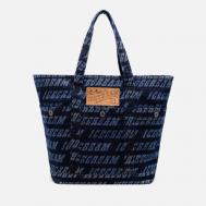 Сумка  Repeat Logo Denim Tote, цвет синий ICECREAM
