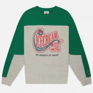 Мужская толстовка  Convenience Store Panelled Crewneck, цвет серый, размер XL ICECREAM