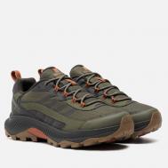 Мужские кроссовки  Speed Strike 2 Gore-Tex, цвет оливковый, размер 44.5 EU MERRELL