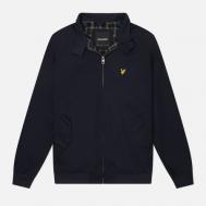 Мужская куртка харрингтон  Cotton, цвет синий, размер M Lyle & Scott