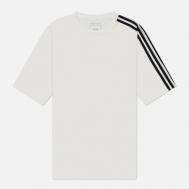 Мужская футболка  Matte Satin 3-Stripes, цвет белый, размер S Y-3