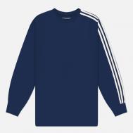 Мужской лонгслив  Matte Satin 3-Stripes, цвет синий, размер XXL Y-3