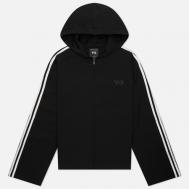 Мужская толстовка  Wire 3-Stripes Full Zip Hoodie, цвет чёрный, размер M Y-3