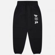 Мужские брюки  Graphic Stacked Logo Cuffed Track, цвет чёрный, размер L Y-3