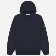 Мужская толстовка  Organic Cotton Fleece Hoodie, цвет синий, размер XXL Stone Island