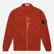 Мужская рубашка  Nylon Metal In Econyl Comfort Overshirt, цвет красный, размер M Stone Island