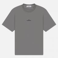 Мужская футболка  Megacity Sky Combed Organic Cotton Jersey, цвет серый, размер M Stone Island