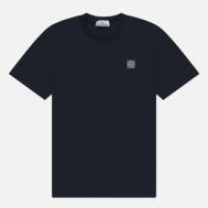 Мужская футболка  Organic Cotton Jersey Fissato Effect Slim, цвет синий, размер XXXL Stone Island