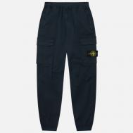 Мужские брюки  Supima Cotton Twill Stretch-TC Regular Tapered Joggers, цвет синий, размер 29 Stone Island