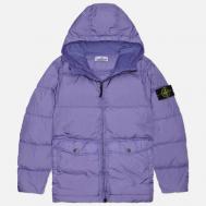 Мужской пуховик  Crinkle Reps NY Hooded, цвет фиолетовый, размер M Stone Island