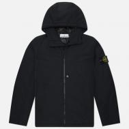 Мужская демисезонная куртка  Micro Twill Padded Hooded, цвет чёрный, размер XL Stone Island