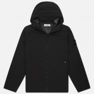 Мужская демисезонная куртка  Light Soft Shell-R E.Dye Primaloft Insulation Hooded, цвет чёрный, размер XL Stone Island