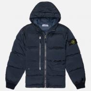 Мужской пуховик  Nylon Metal In Econyl Hooded, цвет синий, размер XL Stone Island