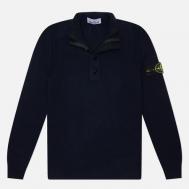 Мужской свитер  Lambswool Half-Zip, цвет синий, размер S Stone Island