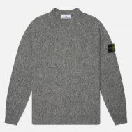 Мужской свитер  Fancy Yarn Mouline Wool, цвет серый, размер XL Stone Island