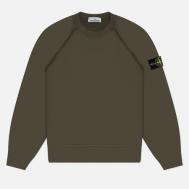 Мужская толстовка  Brushed Organic Cotton Fleece Oversized, цвет оливковый, размер XXL Stone Island