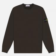 Мужская толстовка  Brushed Organic Cotton Fleece Regular, цвет серый, размер XL Stone Island