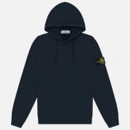 Мужская толстовка  Brushed Organic Cotton Fleece Regular Hoodie, цвет синий, размер M Stone Island