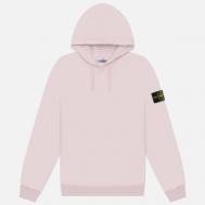 Мужская толстовка  Brushed Organic Cotton Fleece Regular Hoodie, цвет розовый, размер M Stone Island